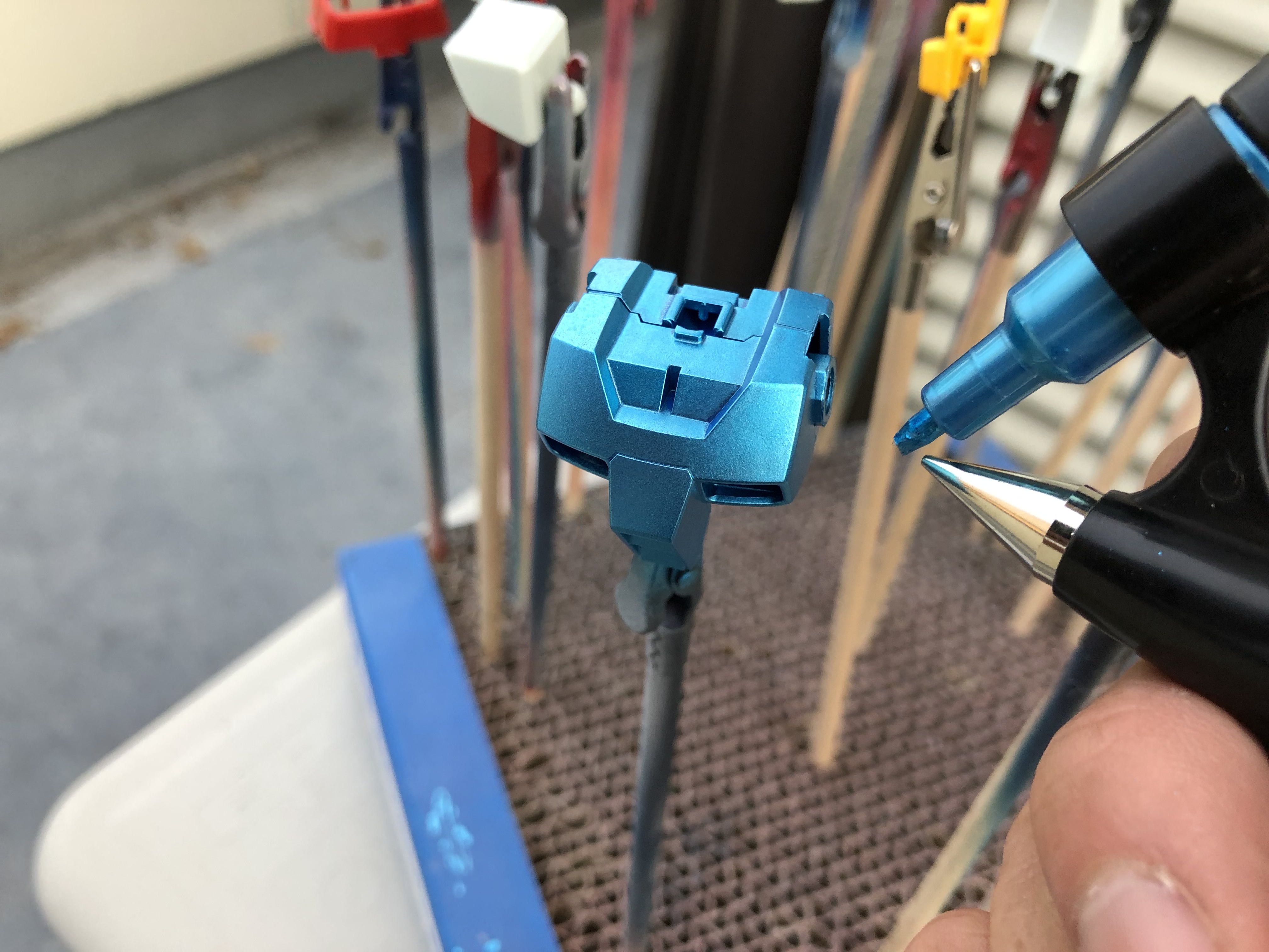 ガンダムマーカーエアブラシ レビュー!ガンプラをメタリック塗装してみた|ガンプラWALKER ガンダムマーカーエアブラシ レビュー!ガンプラをメタリック塗装してみた|ガンプラWALKER